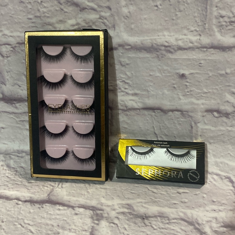 NIB Sephora and Love & Beauty False Eyelashes Set